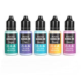 Pixiss Iridescent Color Changing Alcohol Ink Set - 5 Shades of Alcohol Ink for Epoxy Resin Supplies, Yupo Paper, Tumblers, Coasters - Resin Colorant Pixiss