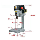 YUNLAIGOTOP 340W Mini Drill Press Bench, Mini Bench Drill Press, Portable Drill Workbench with 3 Speed Adjustable, Light-Duty DIY Craft Drilling YUNLAIGOTOP