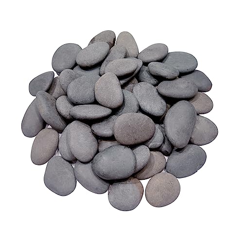 Handpicked 50pcs 1.5-2.5 inch Small Painting Rocks, Natural River Rocks Smooth Flat Pebbles for Crafts, Kindness Rocks for ArtsPainting Activities, Nasrslla