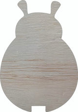 Ladybug Wood Shape, Unfinished Animal 10" Craft, Wooden Cutout NEXTCraft