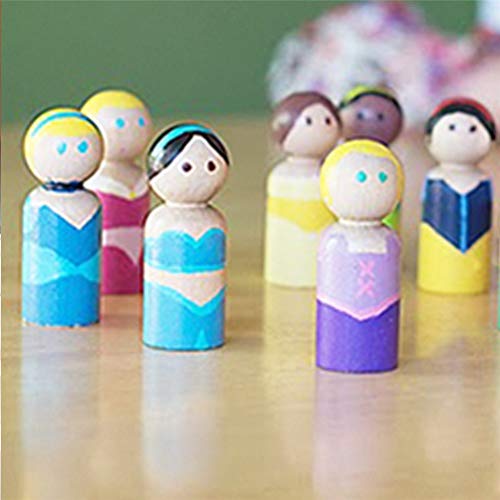Healifty 10pcs Wood Puppets Dolls Blank Wooden Unfinished Dolls Woodsy Decor Wooden Dolls Decoration for Home Toys Dolls Wood Decor Unfinished DIY Healifty
