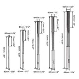 uxcell Chucking Reamer Set Lathe Machine Reamer Straight Flute Milling Cutter High Speed Steel H8 Tolerance (2mm 3mm 4mm 5mm 6mm 7mm 8mm 9mm 10mm) uxcell