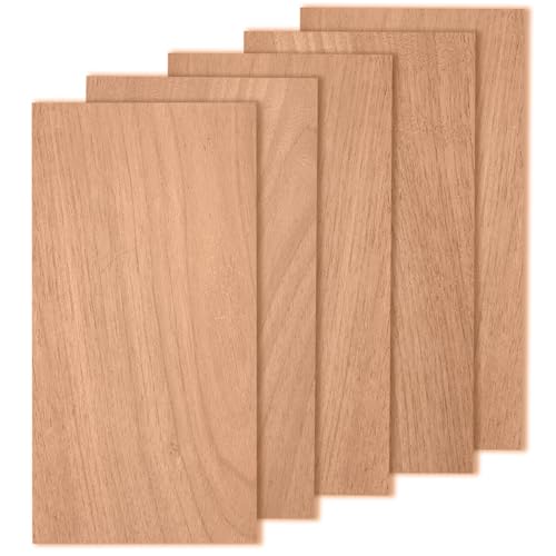 Cherry Wood Sheets 4x8" inch, 1/8" Thick Lumber Board, for Sign logs Chips Chunks Slices by Craftiff (4x8x1/8") - WoodArtSupply