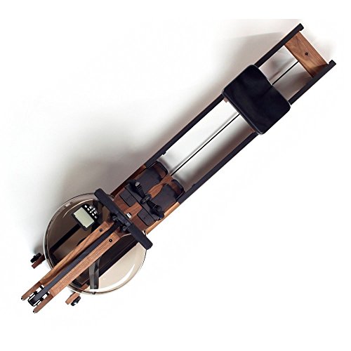 WaterRower Walnut Rowing Machine with S4 Monitor | USA Made | Original Handcrafted Erg Machine for Home Use & Gym | Best Warranty WaterRower