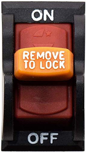 HQRP On-Off Toggle Switch Works with Dewalt, Rockwell, Hitachi, Reliant, Performax, Dayton, Jet, Craftsman OR90037 OR9OO37 0R90037 Power Tools Planer HQRP
