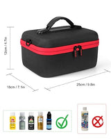 Acrylic Paint Storage case for Apple Barrel Acrylic Paint with 10pcs Paint Brush, Craft Paint Storage for 24 Bottles of 2 oz Acrylic Paint, Hard Yewltvep