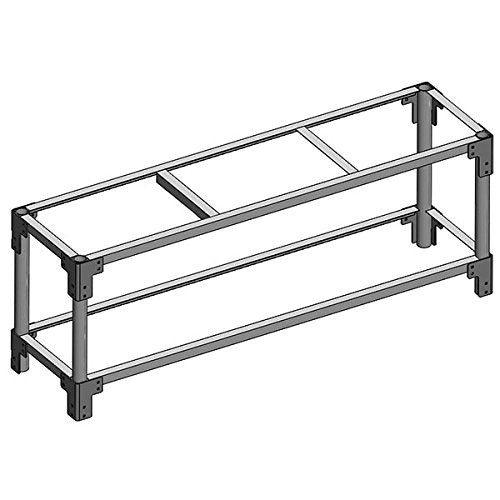 Eastwood 8 Pieces Steel Work Bench Brackets | 3/16 inch Heavy Gauge Steel Workbench Supports | DIY Heavy Duty Craft Table | Work Benches for Garage | Eastwood