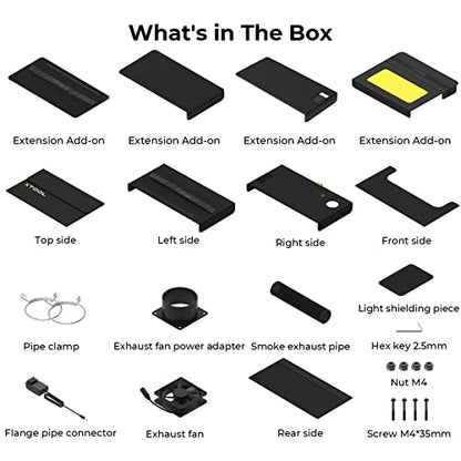 xTool Enclosure Max, Portable & Foldable Cover for Laser Engraver, Fireproof, Safety & Health Protective for xTool D1/D1 Pro and Other Open Laser - WoodArtSupply