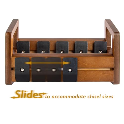 O'SKOOL Modular Chisel Rack DIY Kit, Chisel Holder Kit for Gouges, Screwdrivers, Planer blades, files -10 Pack O'SKOOL