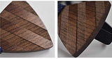 Bowtie Handmade Customized Wood Bow Tie Set Creative Wooden Nice Designer Formal Woven Cravat with Box Secdtie