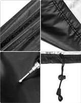 QWORK Universal Planer Dust Cover, Table Saw Cover, Miter Saw Cover, Protect Against Sawdust and Wood Chips, 28.3" x 24.4" x 19.6", Black, Fits Most QWORK