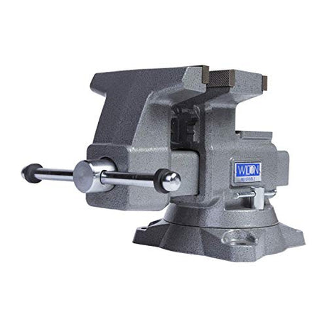 Wilton Reversible Bench Vise, 6-1/2" Jaw Width, 7-1/4" & 12-3/4" Jaw Opening, 4" Throat (Model 4650R) Wilton
