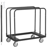 VEVOR Drywall Cart, 1500 LBS Panel Dolly Cart with 36.02" x 24.02" Deck and 5" Swivel Wheels, Heavy-Duty Drywall Sheet Cart, Handling Wall Panel, VEVOR
