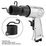 Air Chisel,Air Hammer, 150mm Industrial Handle Straight Straight Type Pneumatic Hammer Tool with Chisel Punch Bits Tools Kit for General Cutting, Semme