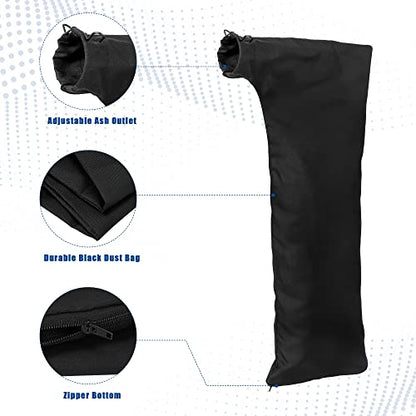 Black Table Saw Dust Collector Bag for 10" Tablesaws, Compatible with Bosch/Dewalt/Makita/Ryobi/Craftsman/Porter