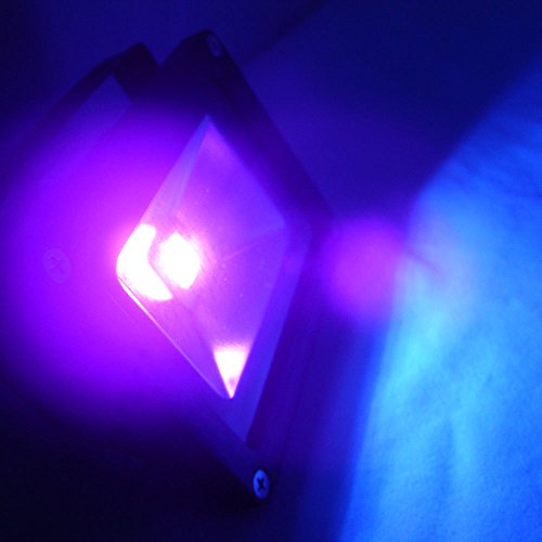 QUANS 110V 10W UV Ultra Violet LED Black Light for Curing Glue, Resin Cure 3D Printer, Blacklight, Fishing Aquarium, Party Supplies, Neon Glow in The - WoodArtSupply