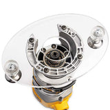 Dave's - Palm Router Acrylic Router Base Plate Compatible with Harbor Freight DrillMaster Trim Router MADE IN AMERICA Dave's