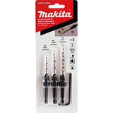 Makita A-99661 3 Pc. Countersink with Drill Bit Set with Hex Wrench Makita
