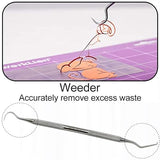 A2Z 5pc Basic Cricut Maker Weeding Budget Tool Kit, Stainless Steel Vinyl Craft Paper Craft Tool for Silhouettes Cameos, Lettering Pokey Tools A2Z SCILAB