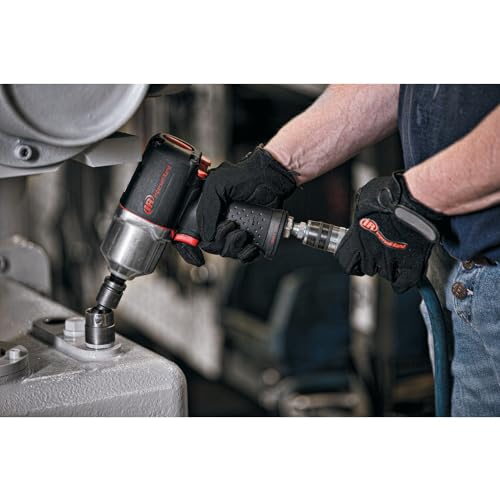 Ingersoll Rand 2135QXPA 1/2" Drive Air Impact Wrench, Quiet Technology, 1,100 ft-lbs Powerful Nut Busting Torque, Lightweight, Black - WoodArtSupply