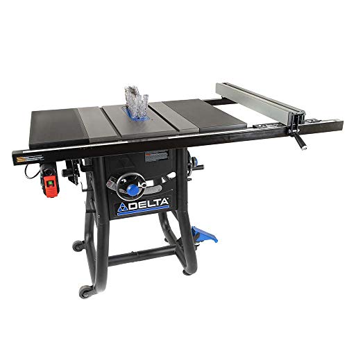 Delta 36-5100T2 Contractor Table Saw with 30" Rip Capacity and Cast Extension Wings Delta