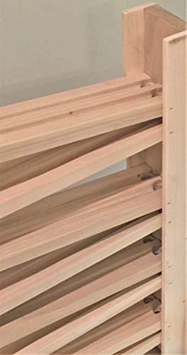 Deluxe, Authentic Wood Double Marble Run. Excessively Designed, Amish Built. About 25” x 25”, 8 Levels of Twin Tracks – Taller, Longer, More Tracks, Generic