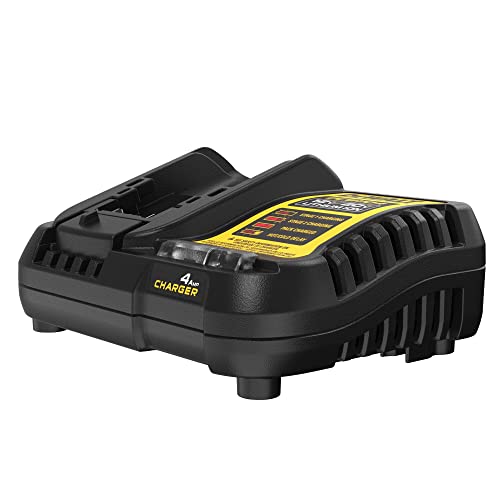 DEWALT 12V MAX/20V MAX Lithium Ion Battery Charger, 4 Amp, Waterproof (DCB1104) - WoodArtSupply