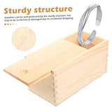 Anneome Box Box Pull Out Wooden Box Retro Decor Large Storage Bins Trinket Case Tray Decor Jewlery Trays Sundries Storage Case Decorative Boxes Anneome