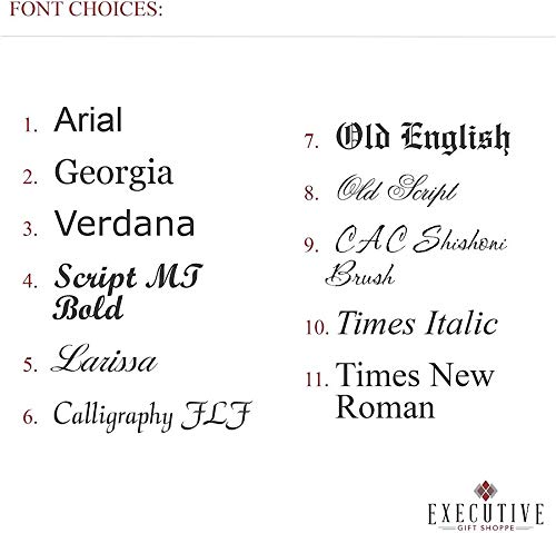 Executive Gift Shoppe - Personalized Pen and Pencil Set in Maple Wood - Wooden Pen and Pencil Case Gift Set with Complimentary Engraving Executive Gift Shoppe