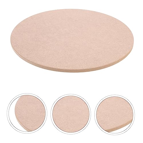 Tofficu Sculpture Base Clay Tools Ceramic Wheel Bat Clay Sculpting Board Flat Unfinished Wood Bases for Doll Wood Carving Tools Ceramic Tools Cake Tofficu