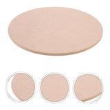 Tofficu Sculpture Base Clay Tools Ceramic Wheel Bat Clay Sculpting Board Flat Unfinished Wood Bases for Doll Wood Carving Tools Ceramic Tools Cake Tofficu