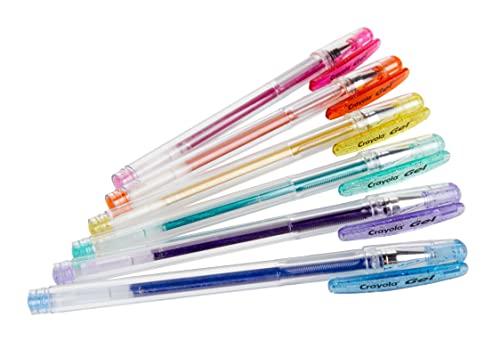 Crayola Glitter Gel Pens, Pack of 6 - WoodArtSupply