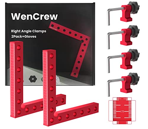 Corner Clamps for Woodworking, 90 Degree Clamp Corner Clamp Right Angle  Clamps Wood Working Tools 4 Pack 5.5x 5.5Aluminum L Type Positioning  Clamping Squares Carpenter Tool for Box Cabinets, Drawers – WoodArtSupply