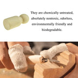 HAHIYO 1.4inches 25PCs Dad-Shape Wooden Peg Dolls Unfinished Wooden People Peg People Unfinished Craft Dolls Wooden Figures Doll Bodies Decorative HAHIYO