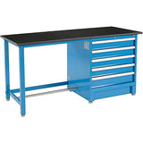 Global Industrial Workbench Top - Phenolic Resin Safety Edge, 72" W x 30" D x 1" Thick Global Industrial