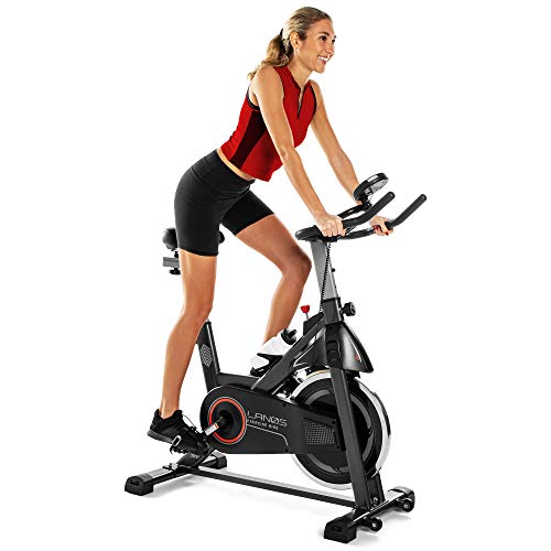 Lanos Exercise Bike, Stationary Bike for Indoor Cycling | The Perfect Exercise Bikes for Home Gym | Indoor Exercise Bike for Men and Women | Lanos