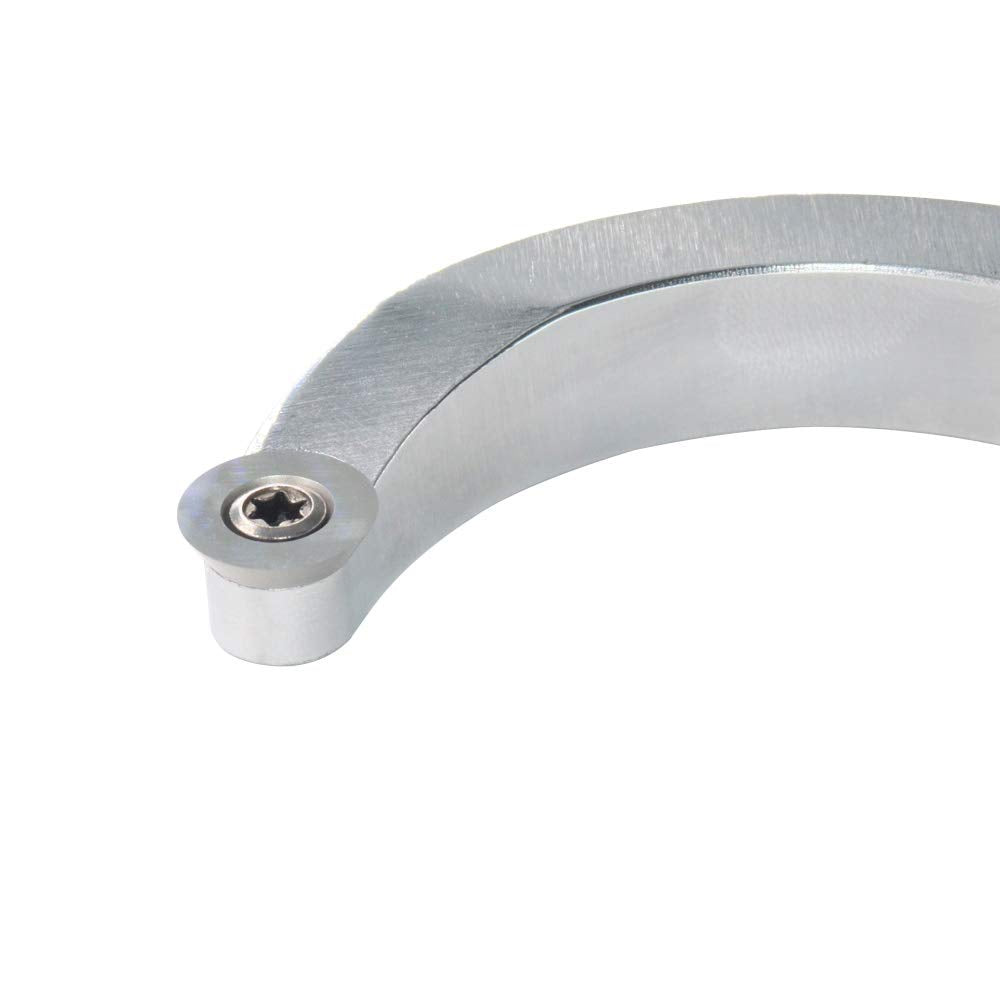 Swan Neck Hollower Carbide Tipped Wood Turning Tools Bended Lathe Chisel Tool Bar with Ci3 12mm Round Carbide Insert Cutter for Wood Hobbyist or DIY Asieg Tool