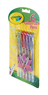 Crayola Glitter Gel Pens, Pack of 6 Crayola