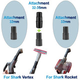 Universal Vacuum Hose Adapter Kit Reducer Attachment Set Converter from 1 1/2 inch to 1 1/4 inch from 1 3/8 inch to 1 1/4 inch Dust Hose Port Adapter VACEXT