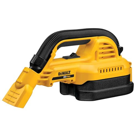 DEWALT 20V MAX Hand Vacuum, Cordless, For Wet or Dry Surfaces, 1/2-Gallon Tank, Washable Filter, Portable, Bare Tool Only (DCV517B), Black DEWALT