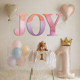 17 Inch Unfinished Wood Letter for Wall Decor, Paintable Thick Wooden Letter for DIY Craft Projects, Blank Wood Alphabet Letter for Birthday, BIUWING