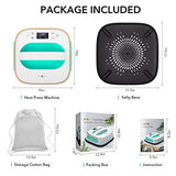 HTVRONT Heat Press Machine for T-Shirts, Portable Heat Press 10"X10", Iron Press for Sublimation and HTV Vinyl Shirt Press Machine for Hat, Bags, HTVRONT