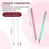 2 Pieces Weeding Pen Vinyl Pen Pin Weeding Tool Fine Point Weeding Tool Glitter Metal Vinyl Air Release or Car Puncturing Installation Retractable Epakh