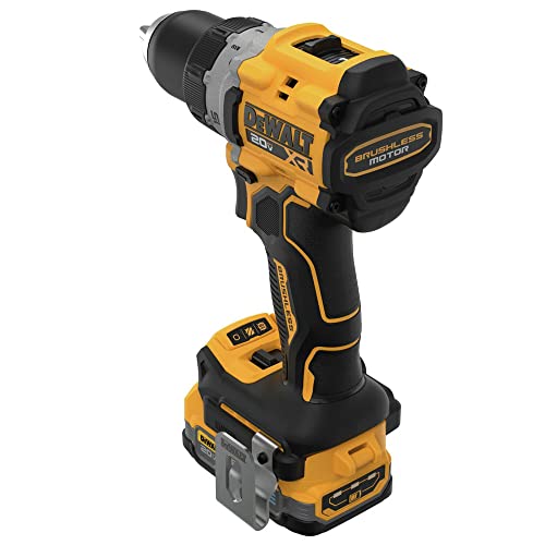 DEWALT 20V MAX XR Cordless Drill Kit, Drill and Driver, 1/2", Batteries, Charger, and Bag Included(DCD800E2) DEWALT
