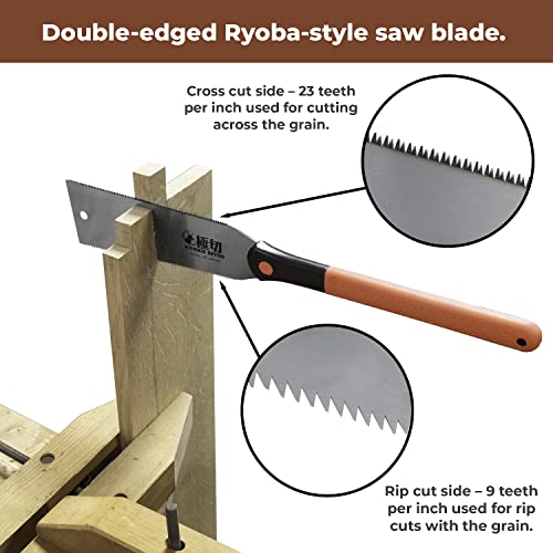 Great Neck Kyoku Setsu Japanese Dovetail Pull Saw, Dovetail Saw, Woodworking Flush Trim Saw Blades And Flush Cut Saw For Woodworking, Japanese Saw, Great Neck
