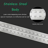 300mm (12") Combination Square Ruler, 1PC Adjustable Engineers Combination Try Square Set, Right Angle Ruler, Stainless Steel Finished Ruler, for Diyeeni
