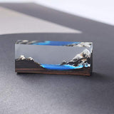 Couple Gifts Couple Gifts DIY Gift 5pcs Wooden Pieces for Epoxy Resin Crafts Natural Unfinished Wood Landscape for DIY Jewelry Making Pendant EXCEART