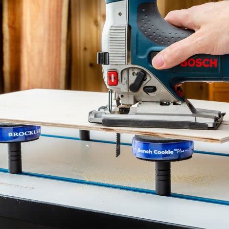 Rockler T Track Intersection Kit - 4 Pieces of 3” Table Saw T Track Intersection Kit – Aluminum Track Cut at 900 – Slide Your Jig, Fixtures in All ROCKLER