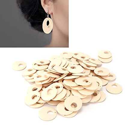 Wood Earring Blanks for Women Girls Unfinished Earrings for Jewelry Making