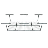 Everest Max 4 x 8 Overhead Garage Storage Rack, Heavy Duty Shelving, Adjustable Garage Storage Home Organization Storage Rack, 750lbs Weight Everest